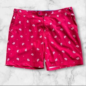 NWOT Men's 2019 U.S. Open B. Draddy‎ Red Swim Board Shorts SZ XL Adjustable
